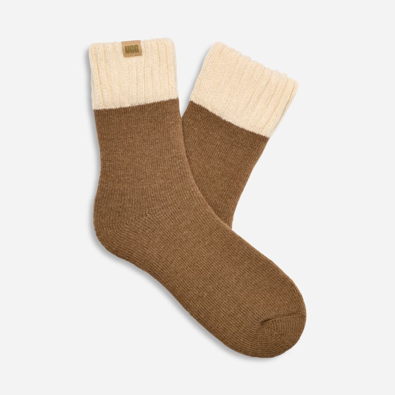 UGG Camdyn Cozy Sock for Men in Brown, Size OS, Polyester Blend/Wool