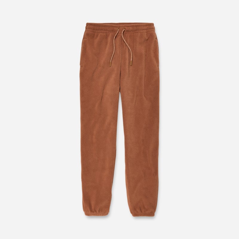 UGG Cassady Micro fluff Jogger for Women in Cedar Bark, Size Small, Polyester/Cotton