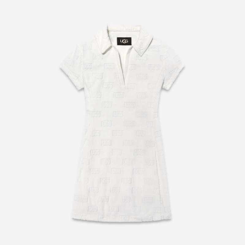 UGG UGG block Kimmy Dress for Women in Nimbus, Size 2XS, Cotton/Polyester