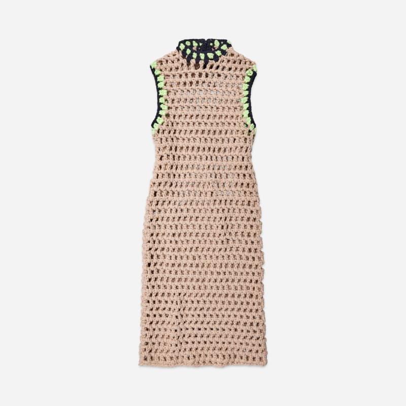 Vestito UGG Angelita Maxi Crochet da donna in Chateau, Taglia L/XL, Misto Cotone