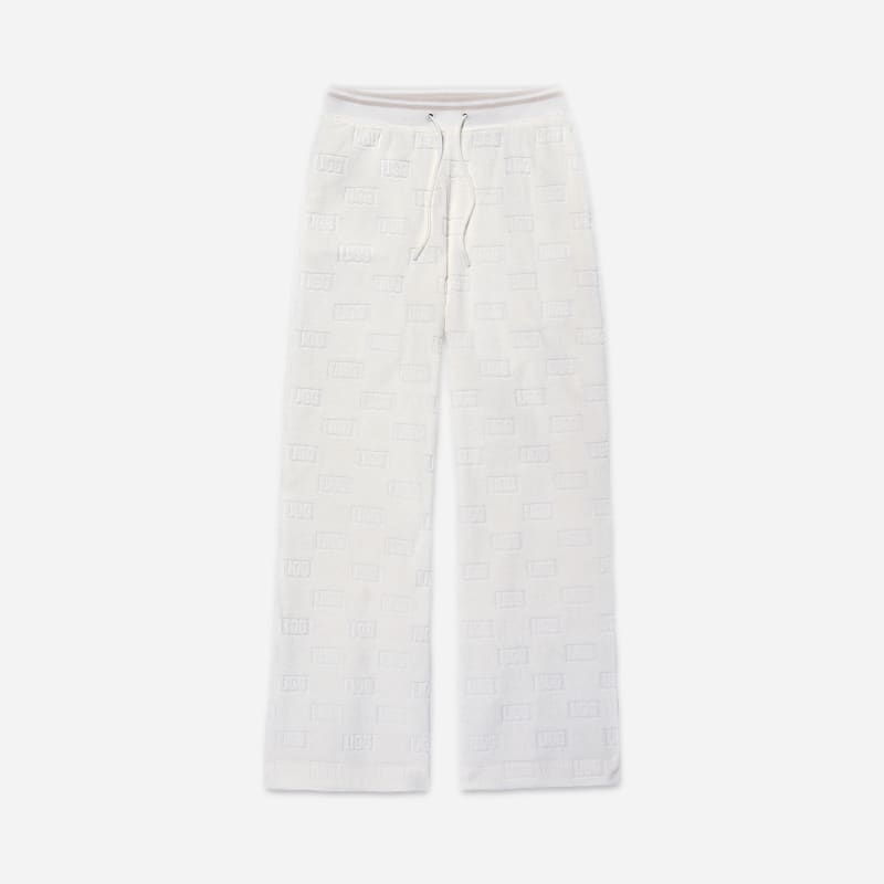 UGG UGG block Rosalinda Wide Leg Trouser for Women in Nimbus, Size Medium, Cotton/Polyester