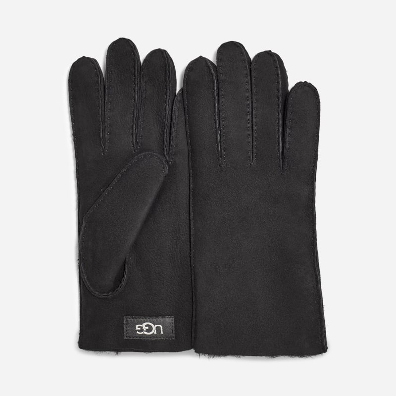 UGG Sheepskin Glove for Men in Black, Size Medium, Shearling/Leather