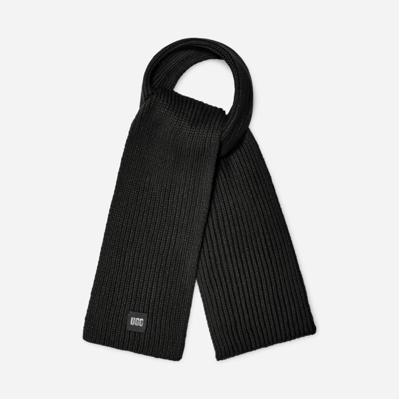 UGG® Women's Chunky Rib Knit Scarf Acrylic Blend Scarves