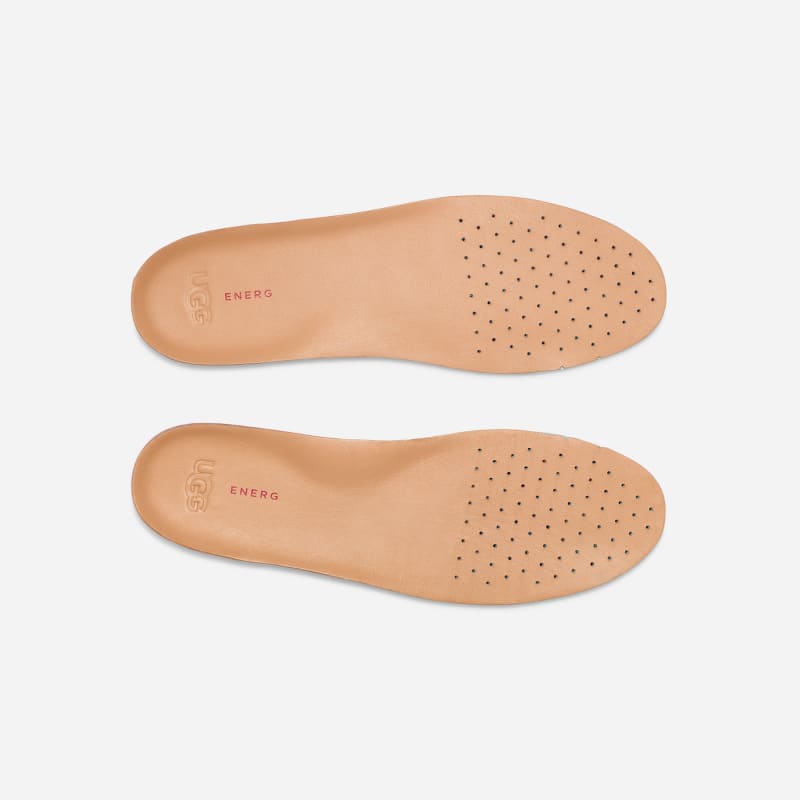 Ugg Inlegzool van premium leer in White  Leder