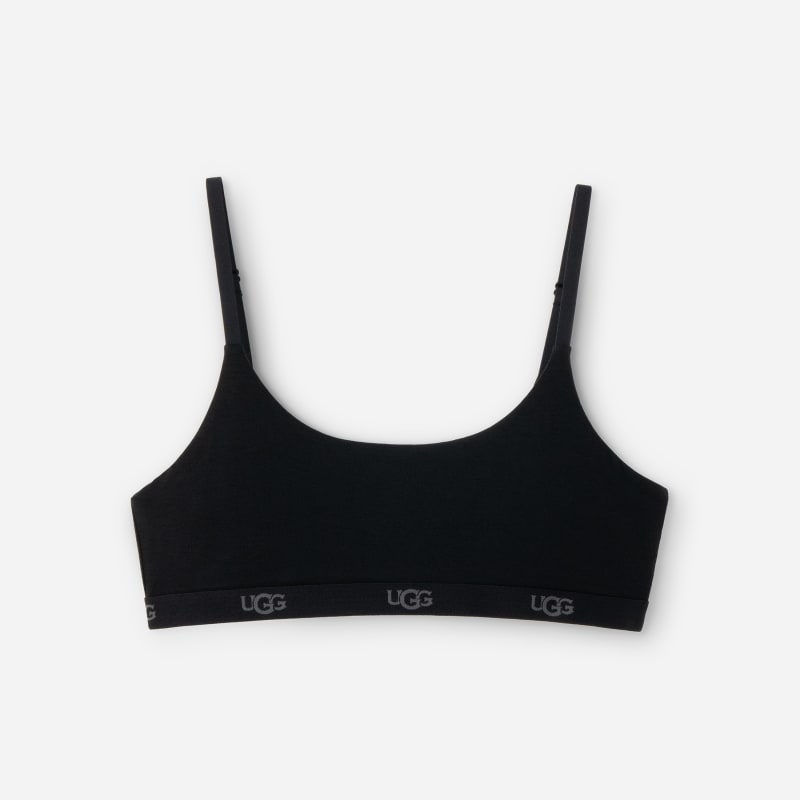 UGG Estella Bralette for Women in Black, Size Large, Polyester