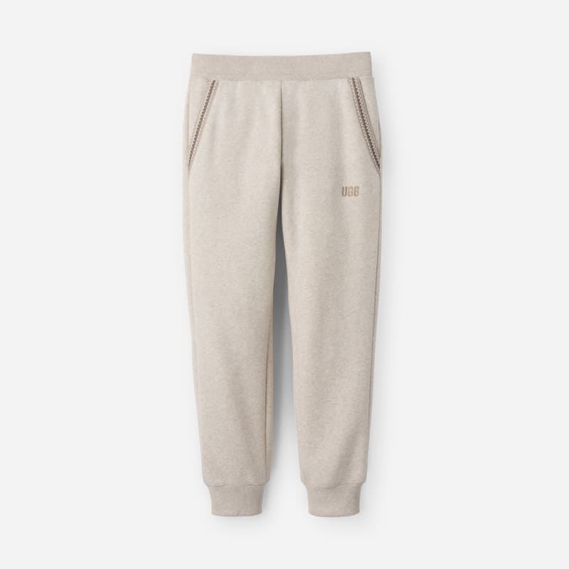 UGG Tasman Jogger for Men in Caribou Heather, Size XL, Cotton Blend/Recycled Materials/Polyester