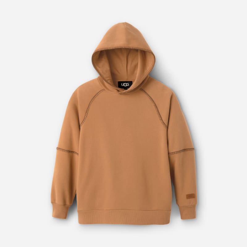 UGG Women's Classic Hoodie in Brown, Size Small | Cotton