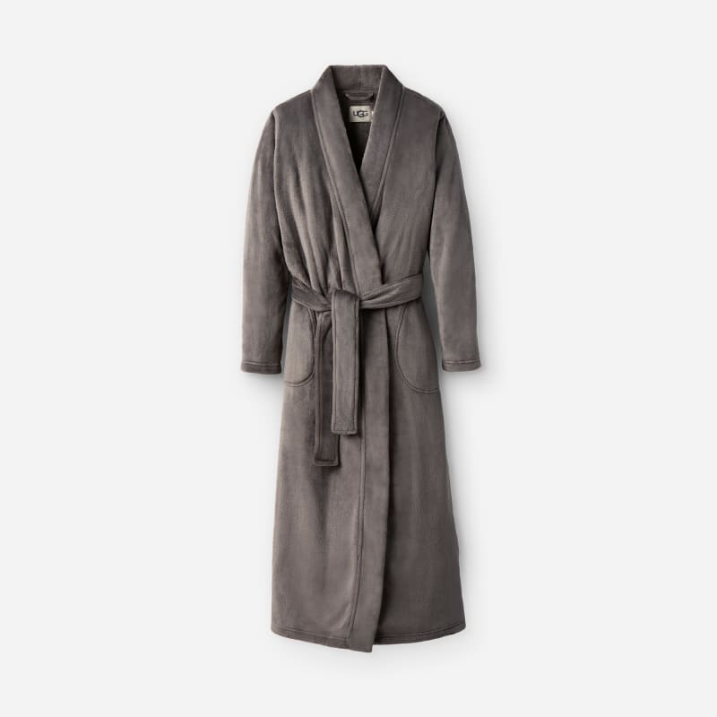 UGG® Women's Marlow Robe Fleece Robes in Grey/, Size XS