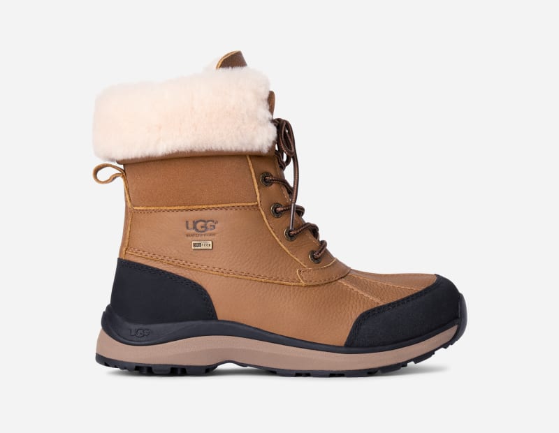 UGG® Women's Adirondack III Boot Leather/Suede/Waterproof Cold Weather Boots in Brown/, Size 11