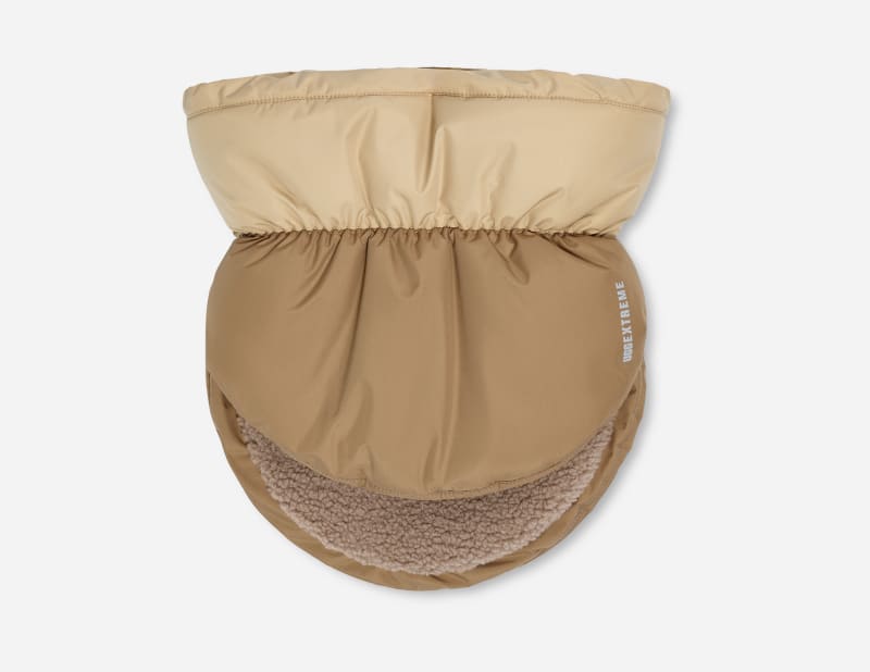 UGG Shasta Reversible Gaiter for Men in Mustard Seed/Antelope, Size OS, Nylon/Polyester
