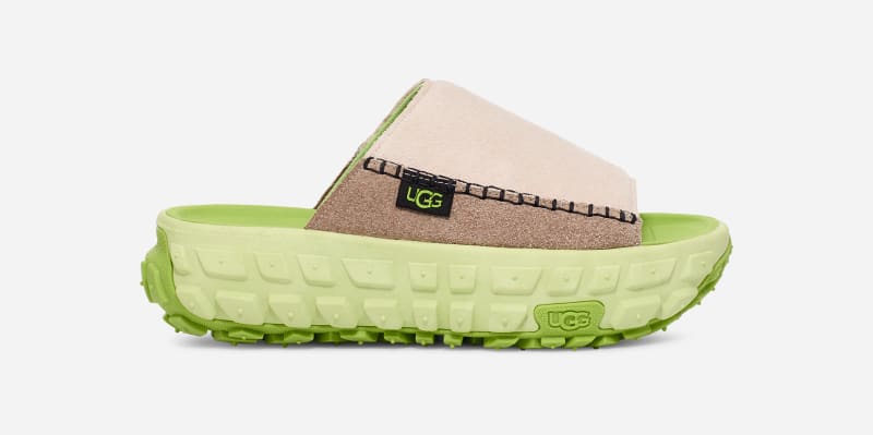 UGG Venture Daze Slide for Women in Ceramic/Caterpillar, Size 10, Suede/Polyester