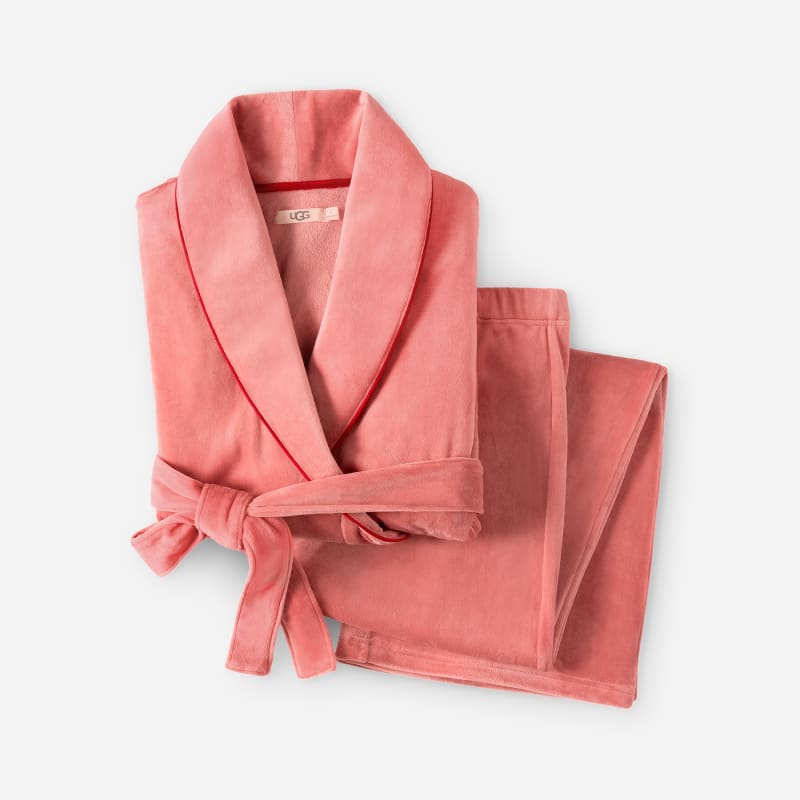 UGG Raechelle Wrap Set for Women in Pink Cedar/Rubious, Size 2XS, Polyester