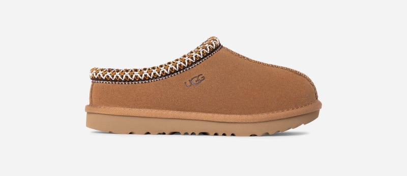UGG Tasman II for Kids in Brown, Size 12, Suede/Wool