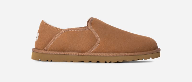 UGG® Men's Kenton Sheepskin Shoes Slippers in Brown/, Size 7