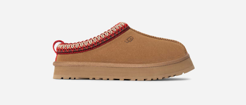 UGG Tazz for Kids in Brown, Size 2, Suede/Polyester/Wool