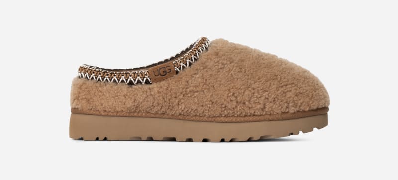 UGG Tasman Maxi Curly for Women in Brown, Size 4, Shearling/Polyester/Wool