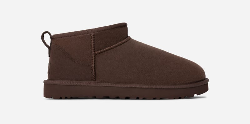 UGG Classic Ultra Mini-laars voor dames in Brown, Maat 39, Suede