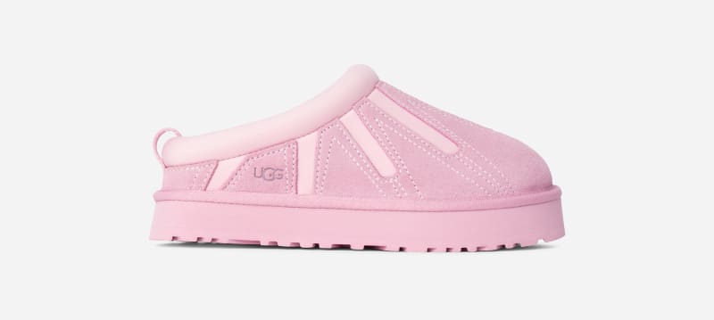 UGG Tazz Sunwave in Pink Jade, Maat 33.5, Suede/Textiel