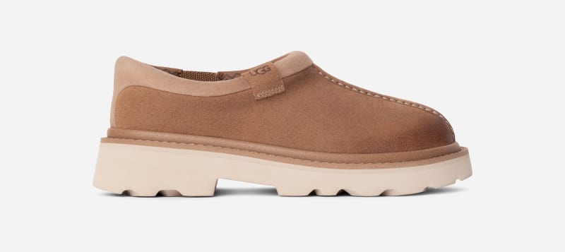 UGG Tasman Lug for Men in Brown, Size 12, Suede/Polyester/Wool