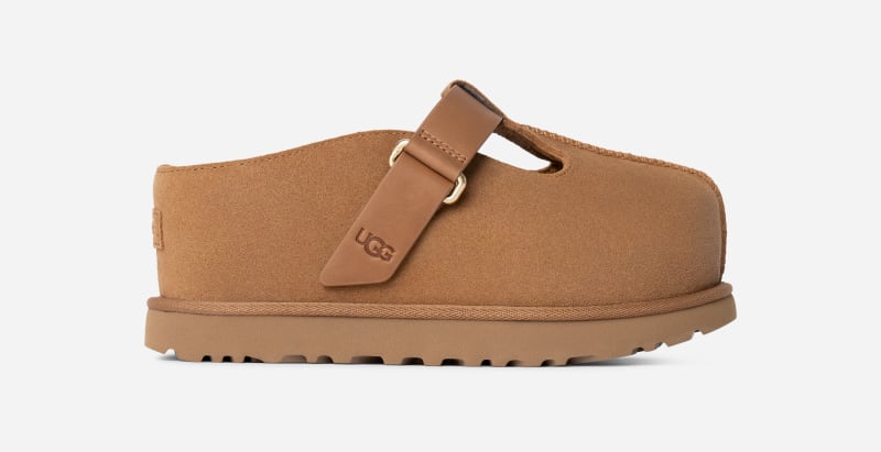 UGG Sabot Goldenstar Hi in Brown, Taglia 43, Camoscio