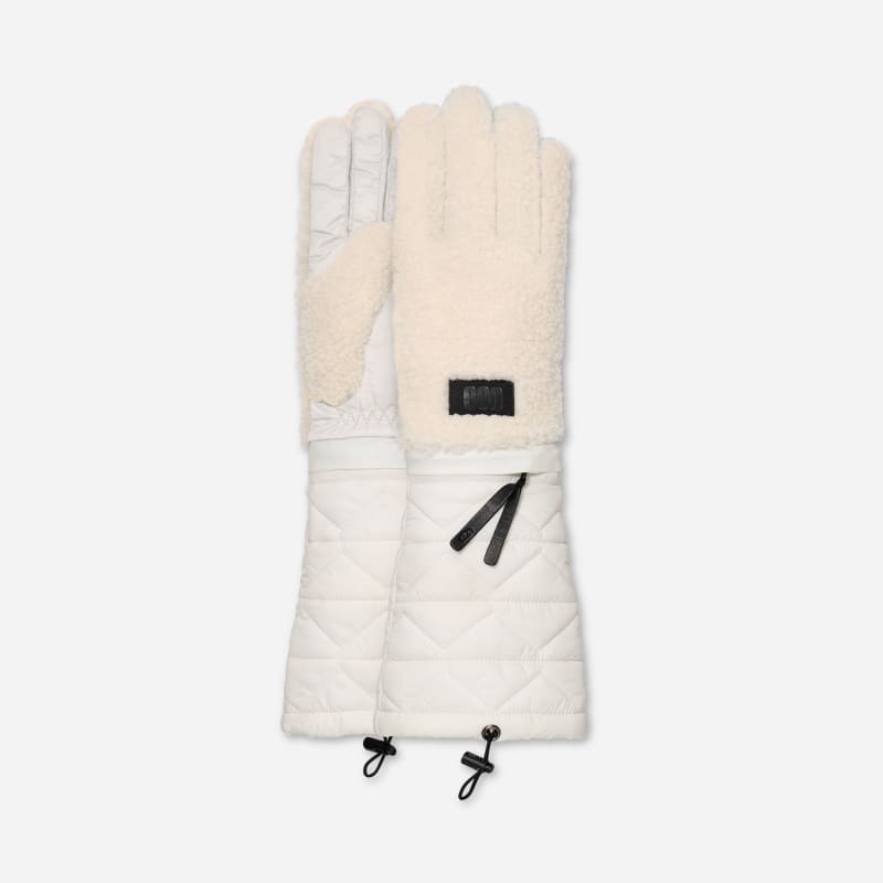 UGG fluff Modular-handschoen in Nimbus, Maat S/M, Polyester
