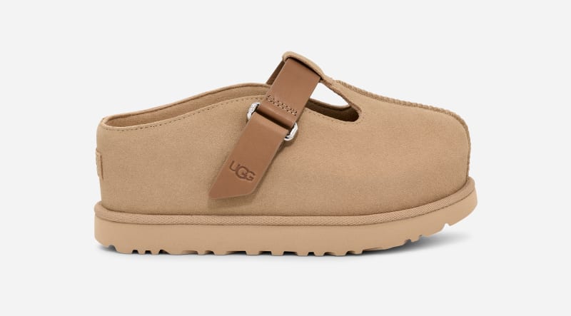 UGG Sabot Goldenstar Hi in Beige, Taglia 37.5, Camoscio