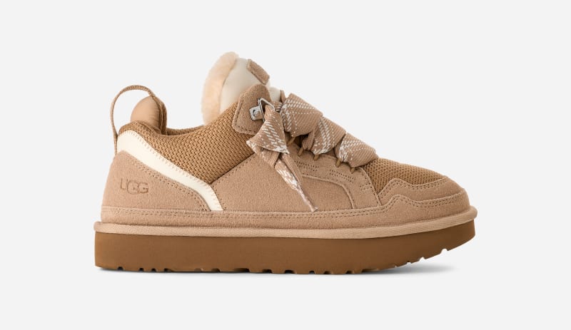 UGG Lowmel Trainer for Women in Tan, Size 8, Suede/Polyester/Wool