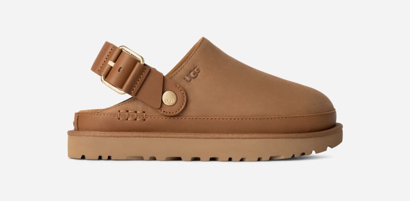 UGG Sabot Goldenstar Villa in Brown, Taglia 38, Pelle