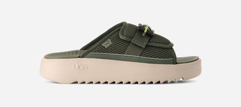 UGG Maxxer-slipper 2.0 in Woodland Green, Maat 48.5, Leder