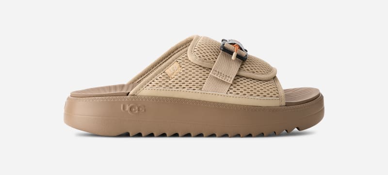 UGG Maxxer Slide 2.0 for Men in Brown, Size 7, Leather