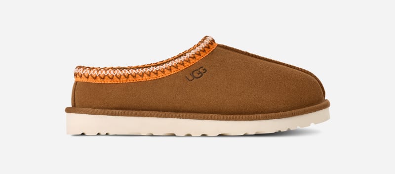 UGG Tasman Slipper for Men in Brown, Size 12, Suede/Wool