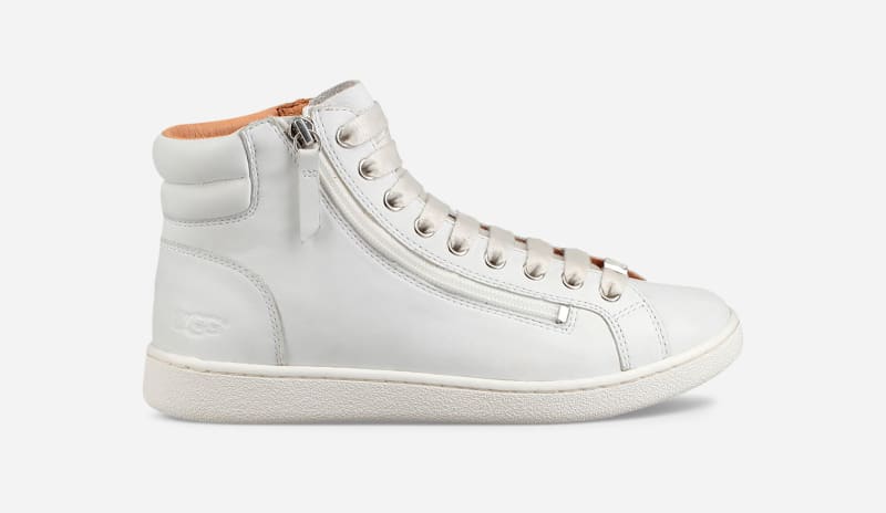 UGG Olive Trainer for Women in White, Size 6, Leather