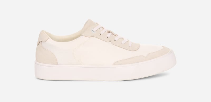 UGG Pearson Low-sneaker voor heren in White, Maat 40, Canvas