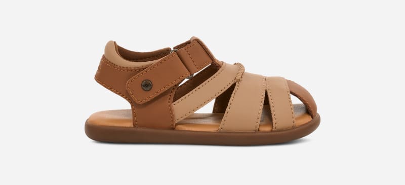 UGG Kylo Sandal II for Kids in Brown, Size 7, Leather