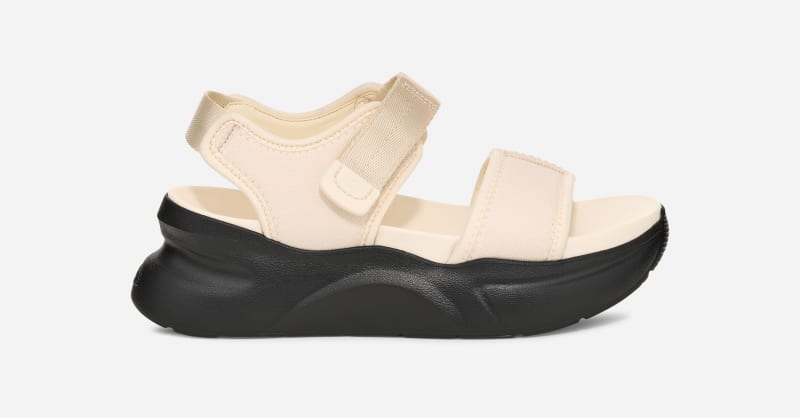 UGG LA Heights Sandal for Women in White, Size 9