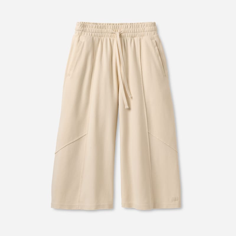 UGG Rhia Culotte for Women in White, Size Large, Cotton