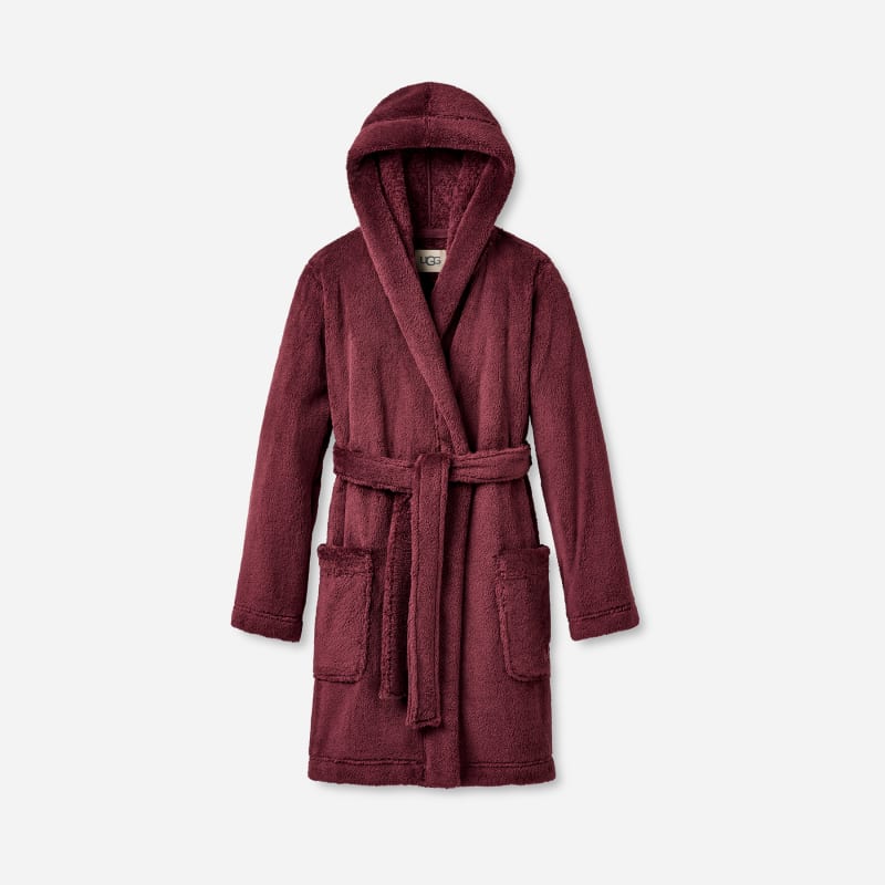 UGG® Women's Aarti Fleece Robes in Wild Grape, Size XL