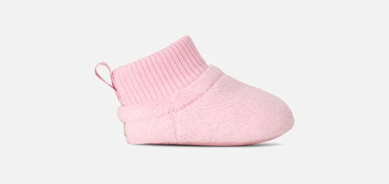 UGG Nesti Bootie for Kids in Ribbon Candy, Size 2, Textile/Recycled Materials/Polyester