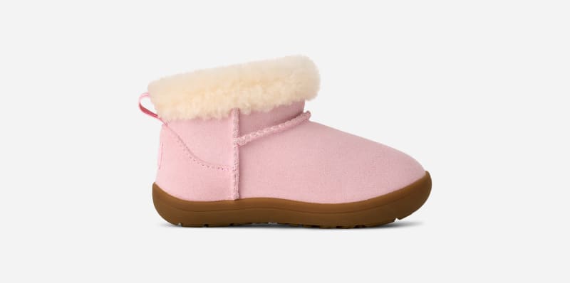 UGG Kinsey Boot for Kids in Ribbon Candy, Size 6, Suede/Polyester/Wool