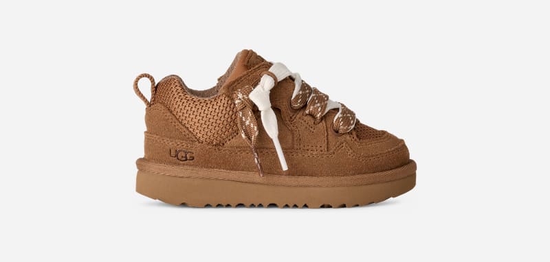 UGG Lo Lowmel Trainer for Kids in Brown, Size 5, Suede/Polyester
