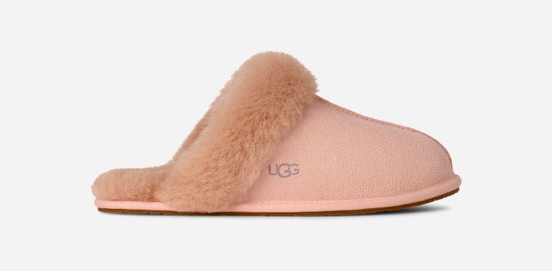 UGG Scuffette II Slipper for Women in Beige Blush, Size 7, Suede/Polyester