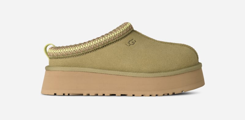 UGG Tazz II for Women in Muted Brass, Size 6, Suede/Polyester
