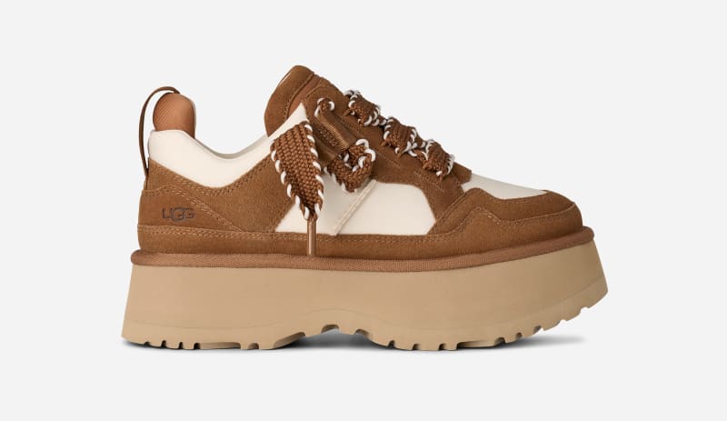 UGG Astromel Trainer for Women in Brown, Size 6, Polyester