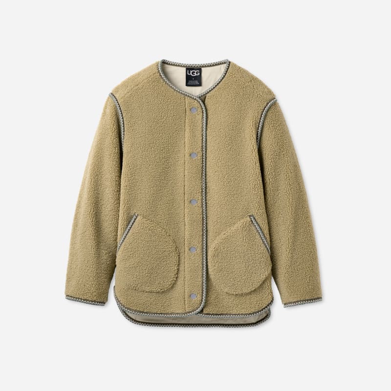 UGG Women's Emmersyn UGG braid Jacket in , Size Small | Polyester