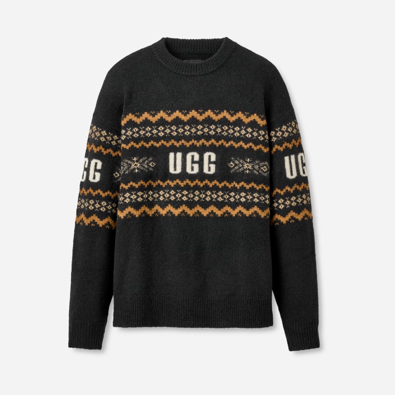 Kaelan UGG Isle-sweater in Black, Maat L, Acrylic