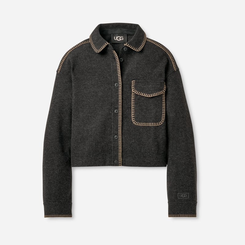 UGG Women's Toria Jacket in Black, Size XS | Polyester