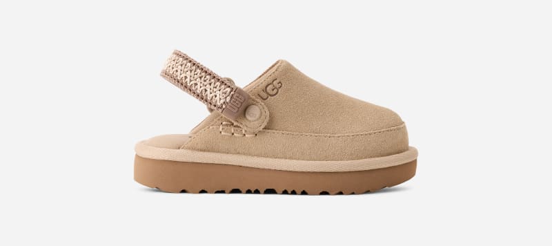 Sabot Goldenstar UGG braid in Brown, Taglia 26, Camoscio