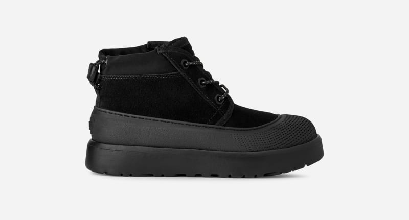 UGG Neumel Weather Hybrid Boot for Kids in Black, Size 11, Suede/Polyester/Wool