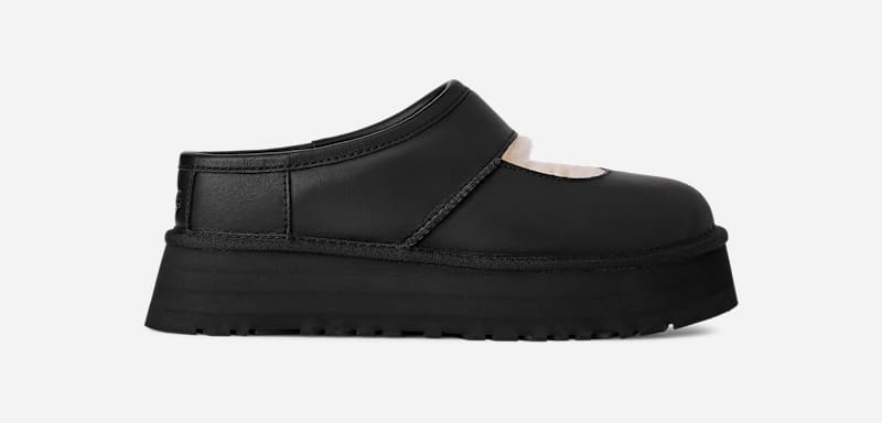 UGG Bea Leather Mary Jane in Black, Maat 42, Leder