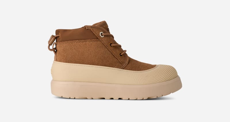 UGG Neumel Weather Hybrid Boot for Kids in Brown, Size 10, Suede/Polyester/Wool
